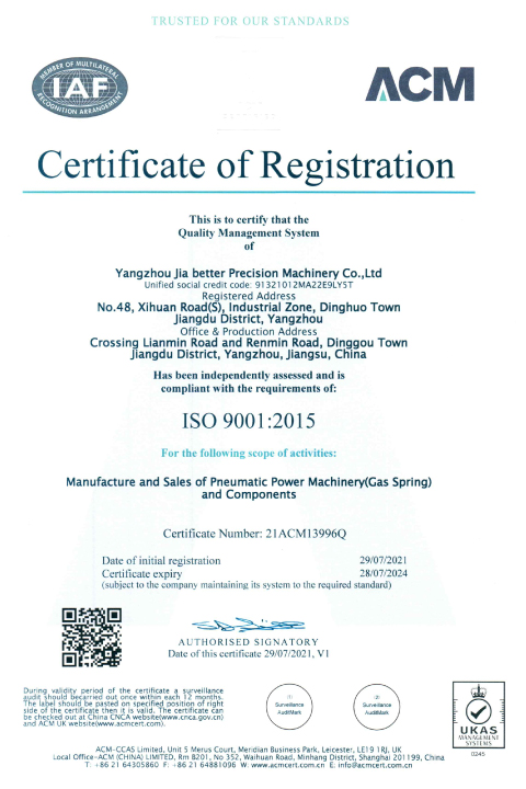 ISO Certification