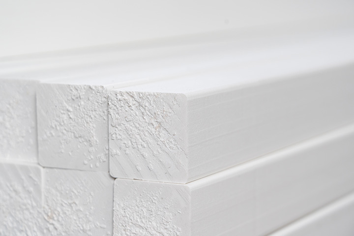 White Plastic Wood