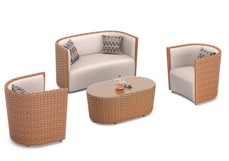 BM 32816 rattan sofa set